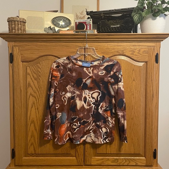 Simply Vera Long Sleeve Cotton Tee - Picture 1 of 5